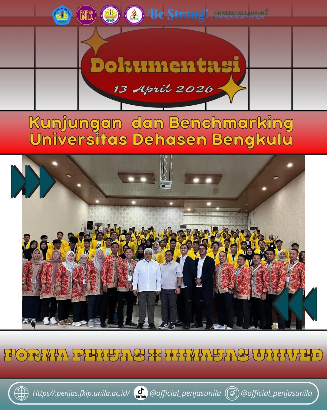 Kunjungan dan Benchmarking Universitas Dehasen Bengkulu