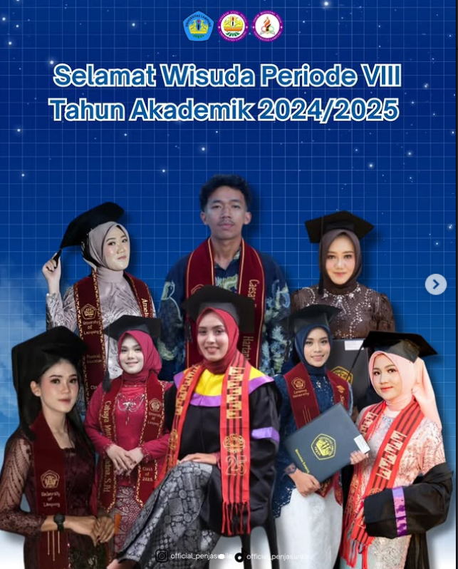 Cover SELAMAT WISUDA VIII PERIODE 2024/2025