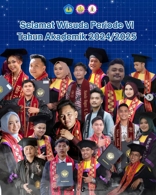 Cover SELAMAT WISUDA PERIODE VI TAHUN AKADEMIK 2024/2025