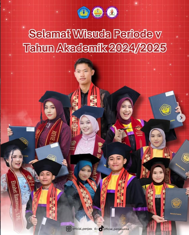 Cover SELAMAT WISUDA PERIODE V PERIODE 2024/2025